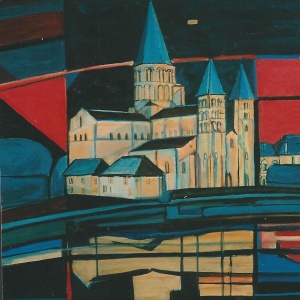 Paray le monial la nuit, La basilique
